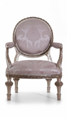 Housse de siège de chaise Designer Textile Canapé 1 place Matériau d'ameublement en bois Classique