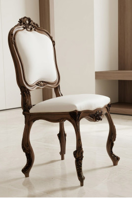 Salle à manger Chaise Mobilier Baroque Rococo Table à manger Chaises Mobilier italien Neuf