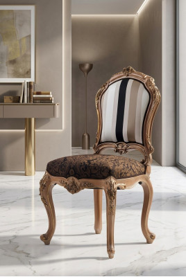 Chaise de salle à manger Chaises de Luxe Mobilier de Salon Mobilier Italien Baroque Rococo
