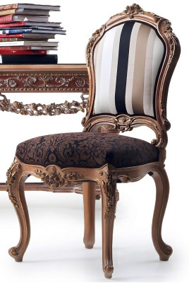 Chaise de salle à manger Chaises de Luxe Mobilier de Salon Mobilier Italien Baroque Rococo