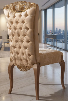 Chaise de designer Chaises de salle à manger Chesterfield Meubles italiens Ameublement