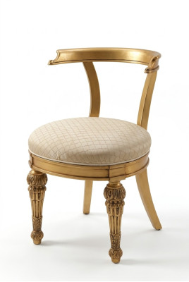 Chaise de salle à manger style baroque nouvelle chaise rembourrée luxe fauteuil fauteuil chaises salon