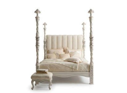 Conception de rembourrage de lit Lits doubles de luxe en bois dans la chambre Cadre de lit moderne nouveau