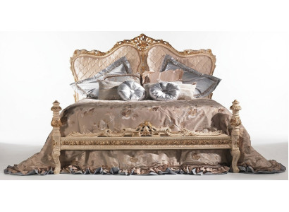 Lit Chesterfield de luxe Double Meubles italiens Mobilier Boiserie Lits