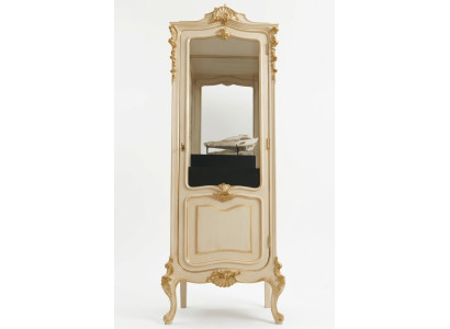 Meubles vitrines en bois massif Armoire en verre Buffet en bois massif Vitrine de salle de séjour