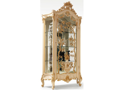 Meubles Vitrines en bois massif Armoire en verre Buffet en bois massif Vitrine Salon