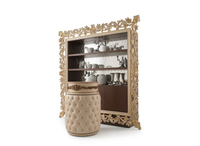 Vitrine Armoire Étagère Salon Bibliothèque Bois Armoire de bureau Armoires Italie