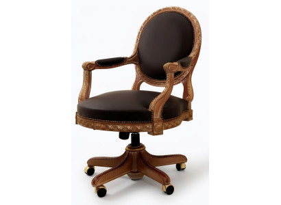 Chaises Chaise de direction Mobilier de bureau Chaise de bureau Chaise pivotante Fauteuil Baroque neuf