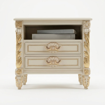 Tables de chevet Groupes Lits Meubles en bois Chambre à coucher Meubles italiens neufs