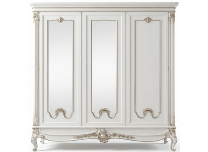 Placard Placard Étagère Rangement Portemanteau Moderne Miroir Bois Design