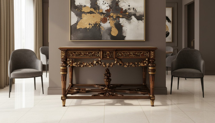 Bureau de conception Table de luxe Mobilier de bureau Style italien Tables