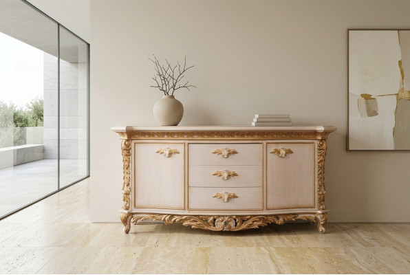 Meuble télé TV télévision Commode Buffet Meuble bas Armoire Étagère Salon Luxe