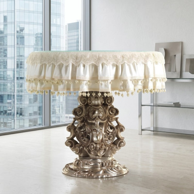 Table d'appoint baroque Table en verre Mobilier italien Ameublement Tables de salon