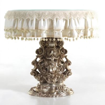 Table d'appoint baroque Table en verre Mobilier italien Ameublement Tables de salon