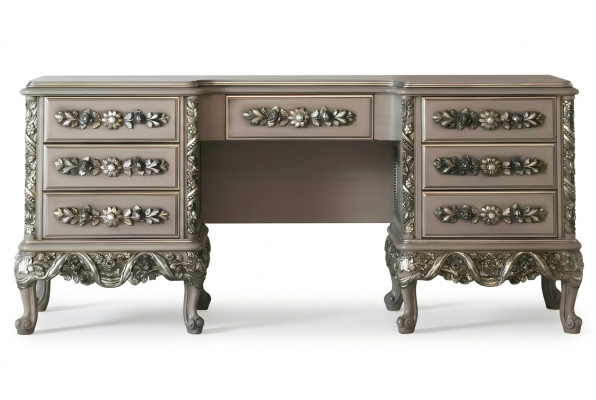 Table console Tables consoles Meubles Consoles Commode Bahut Bois Couleur Argent