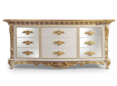 Commode Salon Commodes Tiroirs Bois Buffet Armoire Armoires Solide