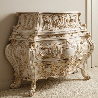 Commode Salon Commodes Tiroirs Bois Buffet Armoire Armoires Massif