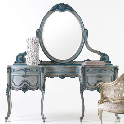 Console Commode table murale Classique r Consoles Table console avec miroir Luxe