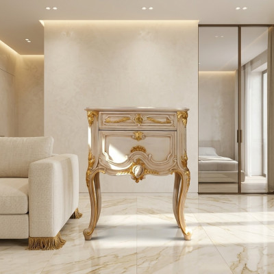 Table de chevet Bahut Design Mobilier Meuble TV Commodes Meubles italiens neufs.