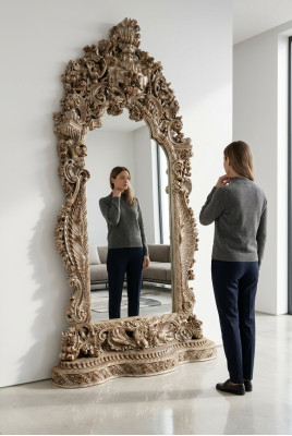 Miroir Chambre Miroir mural Salon Chambre Meubles italiens neufs