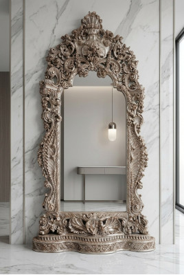 Miroir Chambre Miroir mural Salon Chambre Meubles italiens neufs