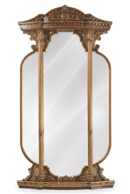 Miroir mural Miroir Sculpture Mobilier italien Meubles 125x224cm neuf