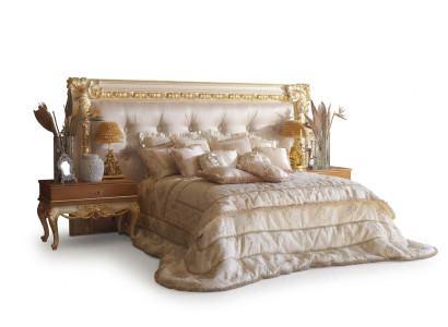 Lit Chesterfield Lits doubles de luxe Mobilier italien Agencements Boiserie