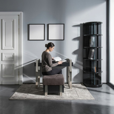 Secrétaire Coiffeuse Table de Luxe Bureau Brillant Tables Italiennes
