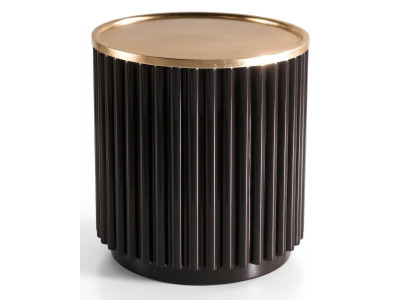 Table basse Table d'appoint Table Canapé Tables en acier inoxydable Rond Mobilier italien neuf