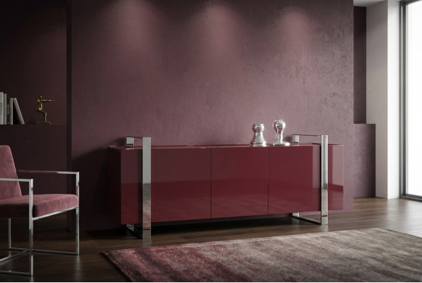 Luxueuse commode Design Meubles Buffet Boiserie italienne Laque nouvelle