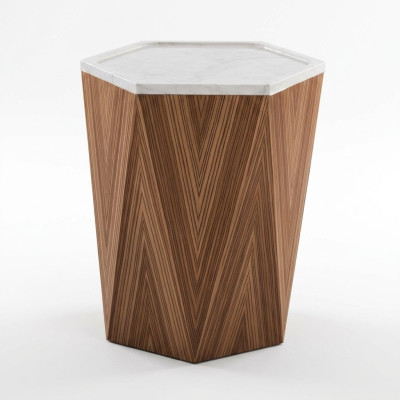 Table basse Salon Design Tables Mobilier Table Luxe Table d'appoint Bois Marbre