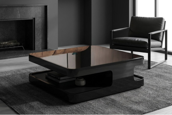Table basse Design Table basse en bois Table en verre Tables de salon Italie nouveau