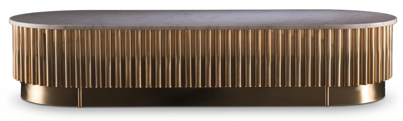 Table basse design Table de salon Tables Mobilier de luxe Table de chevet Marbre Métal