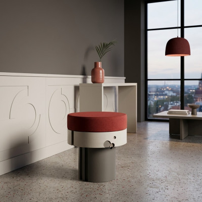 Pouf Repose-pieds Tabouret Tabouret rembourré Tabouret Banc élégant design nouveau