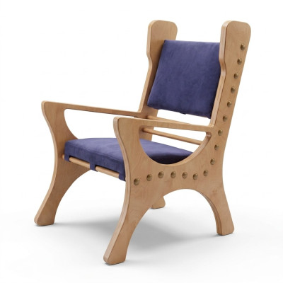 Chaise de salle à manger 1 place Fauteuil Fauteuil en bois Classe de luxe Design de meubles baroques rococo neufs