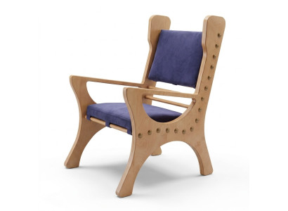 Chaise de salle à manger 1 place Fauteuil Fauteuil en bois Classe de luxe Design de meubles baroques rococo neufs