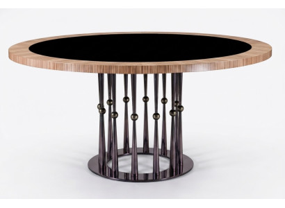 Table à manger Tables rondes Baroque Rococo Meubles Italien Table ronde Classique