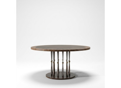 Table ronde de luxe Table en bois Table de salle à manger italienne Tables de salle à manger