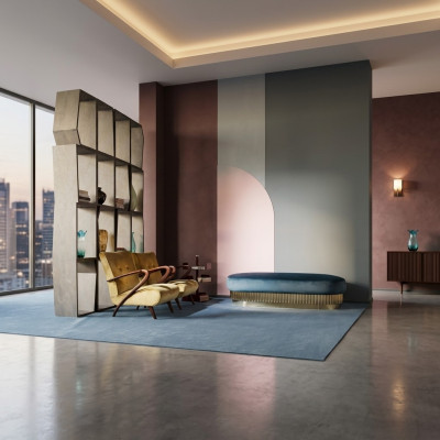 Fauteuil Salon Canapé Sofa Siège unique Tapisserie Meubles italiens Velours Design