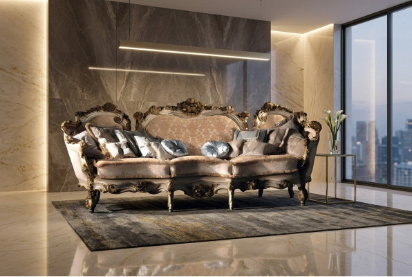 Canapé design 4 places Canapés Design Textile Italie Meubles Canapé 4 places Rembourrage