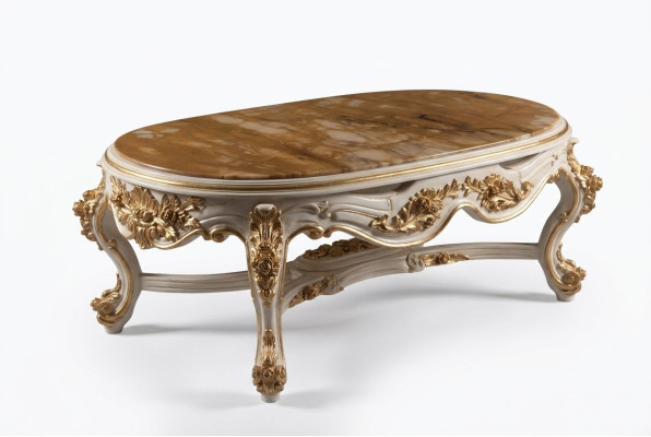 Table basse Tables basses Tables de séjour Table de salon Meubles italiens Baroque Rococo neuf