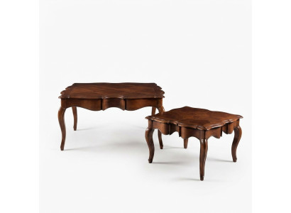 Table basse Salon Mobilier Tables basses Table Doubles tables Baroque Rococo Bois