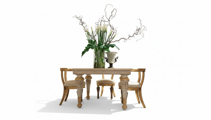 Table de salle à manger en bois Table à manger Salle à manger Tables Design Bois Meubles de luxe Italie