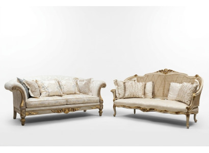 Canapé Sofa en textile Canapés Rembourrage Canapés 3 places Canapés Art déco trois places neufs