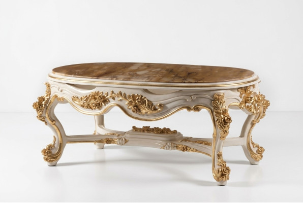 Table basse Tables basses Table de salon Meubles italiens Baroque Rococo neuf
