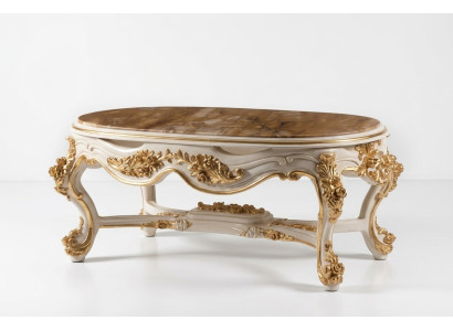 Table basse Tables basses Table de salon Meubles italiens Baroque Rococo neuf