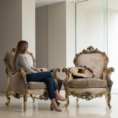 Fauteuil Canapé Canapé 1 Place Canapés Design Club Art Déco Rembourrage Salon TV