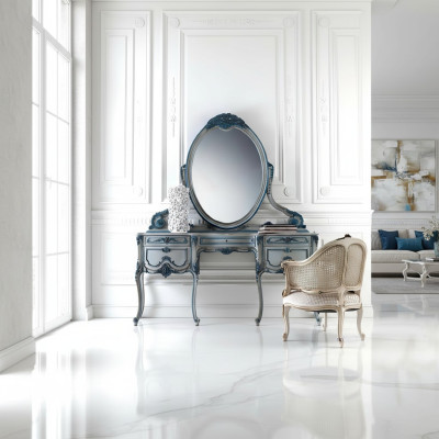 Console Commode Table murale Console classique Consoles Table console avec Miroir Luxe