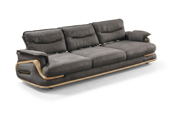 Canapé Canapé Tapisserie Trois canapés de luxe Design italien Canapé 3 places