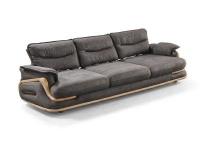 Canapé Canapé Tapisserie Trois canapés de luxe Design italien Canapé 3 places